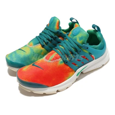 Nike Air Presto Tie-Dye Green Orange Men Unisex Casual Shoes Sneakers CT3550-200 - Image 1 of 4