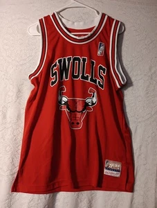 Bro Science Life Dom Merch Swools #45 Jersey Mens Large Chicago Bulls Pumpman - Picture 1 of 13