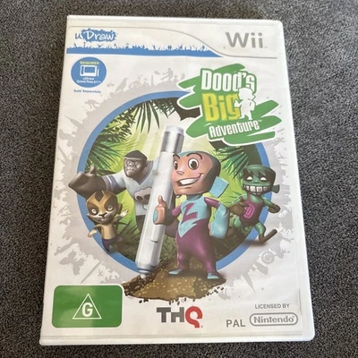 Nintendo Wii Game - uDraw: Dood's Big Adventure (2011) Children's Fun with ✍️   - Image 1 of 4