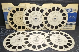 Vintage Sawyers Viewmaster Reels National Park Lot Yellowstone Glacier Carlsbad - Picture 1 of 5