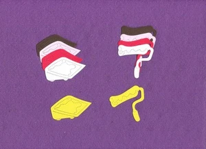 PAINT ROLLER & TRAY die cuts scrapbook cards - Bild 1 von 1