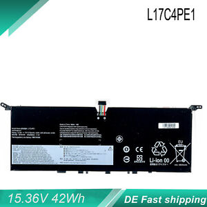 Batteria compatibile con Lenovo L17C4PE1 5B10R32749 928QA232H 5B10W67274 15.36V