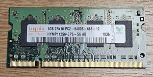 Hynix 1GB PC2-6400S 2RX8 DDR2-800MHz 200PIN SODIMM Laptop Memory RAM - Picture 1 of 1