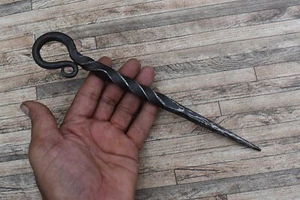 Vintage Eisen Marlin Spike Hitch Nautisch Marine Seeleute Spleiß Seemann Seil Fid Werkzeug - Bild 1 von 9