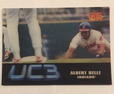 1996 Sportflix UC3 ALBERT BELLE Cleveland Indians #101 NRMT
