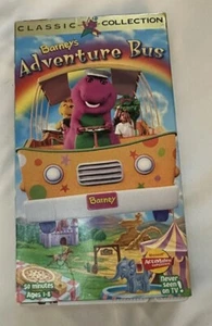 Barney Adventure Bus VHS - Picture 1 of 2