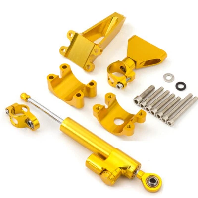 Kit de soporte de montaje de amortiguador de dirección CNC para Honda CBR600 F4i 1999 2000 2001-2004 Foto 1 de 4