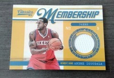 2011-12 PANINI CLASSICS MEMBERSHIP ANDRE IGUODALA JERSEY 001 /499 #21 76ERS MS