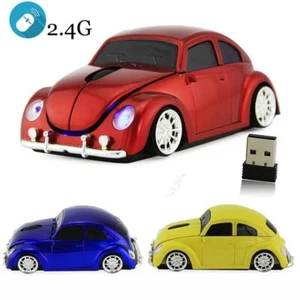 Car Shape Wireless Mouse Ergonomic 2.4GHz Mouse With Receiver For PC Laptop - Picture 1 of 12