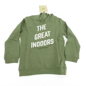 True Craft Boy's The Great Indoors Green Hoodie 5 NWT $36 - Picture 1 of 2