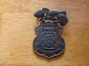 1898 PITTSBURG 27th Triennial Conclave Medallion Portland Commandery No 2 - Picture 1 of 4