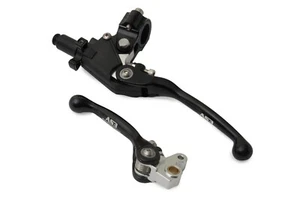 AS3 BRAKE CLUTCH FLEXI LEVERS for SUZUKI RM 125 250 1986-1995 - Picture 1 of 9