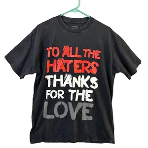Anchor Blue To All the Haters Thanks for the Love T-Shirt GUC Size L - Picture 1 of 7