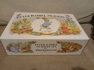 Vintage Wedgewood Peter Rabbit Nursery Set ( New) - Picture 1 of 9