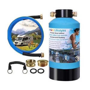 H&G lifestyles Portable Water Softener for RV with Water Hose,5A Food-Grade 3... - Picture 1 of 9