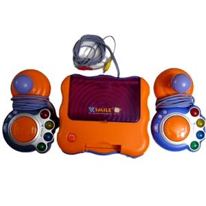 Vtech V-Smile TV Learning System Console Kids 2 Controllers BARELY USED No Games - Picture 1 of 15