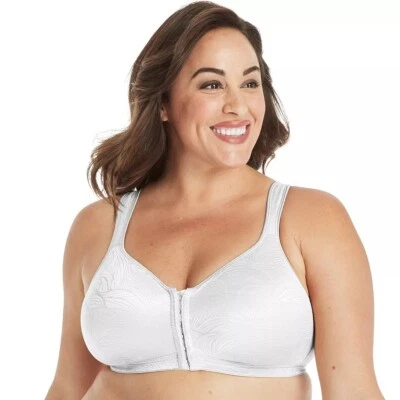 Playtex 18 Hour Wirefree Bra Posture Boost Back Smoothing E525 White 36B NEW - Image 1 of 3