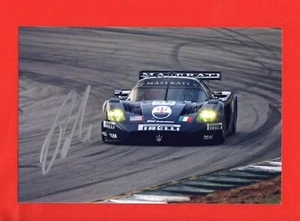 PHOTO cm13x19 signed by Andrea Bertolini MASERATI MC12 GT1 #35 ROAD ATLANTA 2005 - Foto 1 di 2