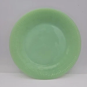 Fire King Jadeite Jane Ray Salad Plate, Original Vintage Anchor Hocking 7 3/4" - Picture 1 of 2
