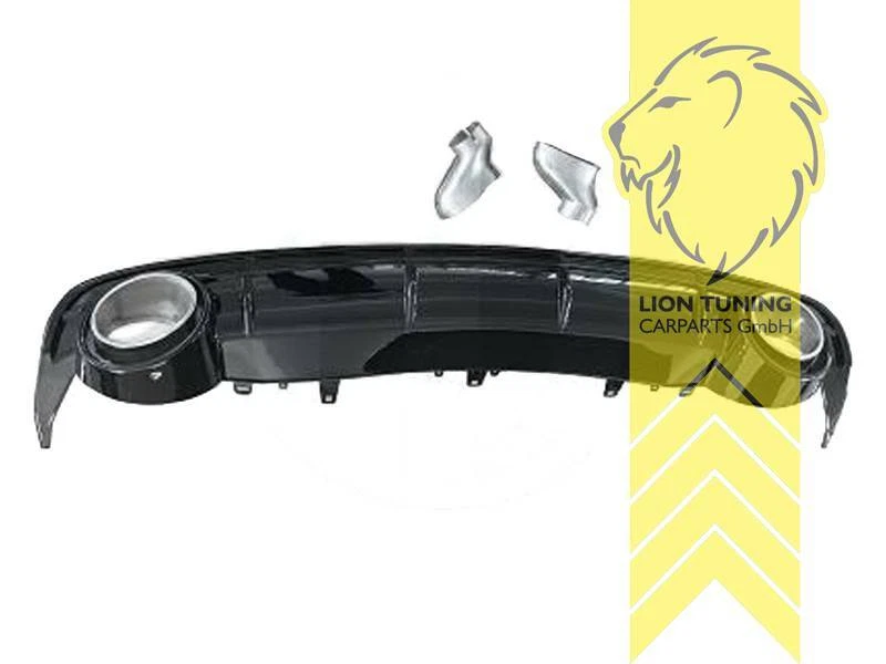 Heckansatz Heckspoiler Diffusor für Audi A6 4G C7 Limousine Avant Facelift nicht - Bild 1 von 1