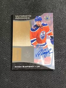 2015-16 UPPER DECK ULTIMATE ANTON SLEPYSHEV ROOKIE AUTO SILVER #ed 27/299 - Picture 1 of 2