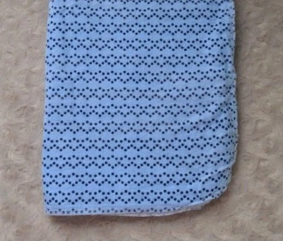 Manta bebé Garanimals punto azul franela recepción 100 % algodón seguridad Lovey Foto 1 de 4