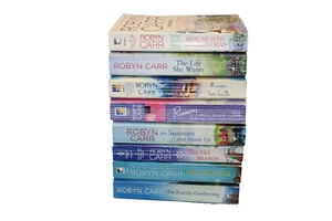 Lot of 8 Robyn Carr Romance Novels Paperback Books Mira (A) - Imagen 1 de 6