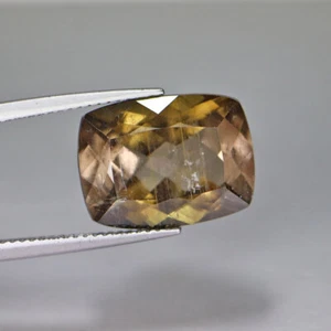 10.00 Cts UNCOOKED! Rare Natural Tourmaline Brownish Yellow Color Gemstone - Picture 1 of 5