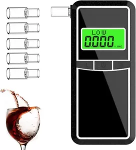 Breathalyzer, Professional Portable Alcohol Tester, Professional-Grade Accuracy - Picture 1 of 7