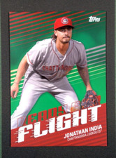2020 Topps Pro Debut Baseball Ready for Flight Green #RFF-JI Jonathan India /99