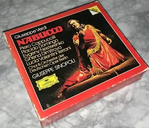 Verdi: Nabucco by Plácido Domingo, Piero Capuccilli, Giuseppe Sinopoli (2CD) - Foto 1 di 2
