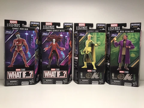 Marvel Legends BAF Khonshu Lot Of 4 Figures what if Zombie Scarlet Loki He Who Cover
