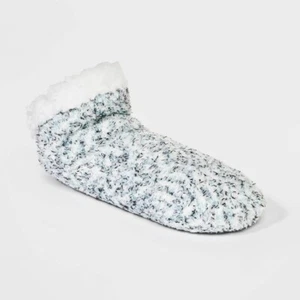 Girls' Slipper Socks - art class Gray S/M - Picture 1 of 1