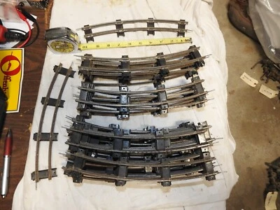 Electric S Model Train Tracks Pieces 24 Curved Railroad - Image 1 of 3