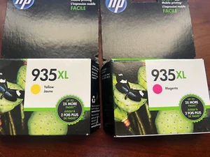 Original HP 935XL Magenta, Gelb High Capacity Tinte - Nov 2019 - Bild 1 von 3