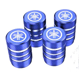 YAMAHA ATV/UTV Tire Valve Cap Aluminum Tire Wheel Stem BILLET BLUE - Picture 1 of 1