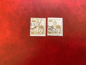 GERMANY BERLIN 1977-9 USED BOOKLET IMPERF TOP & BOTTOM 30PF LUDWIGSTEIN - Picture 1 of 3
