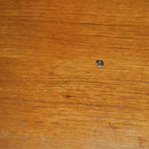 1/4 inch 0.25in PLUG CAP camera screw METAL vintage chrome - Picture 1 of 2