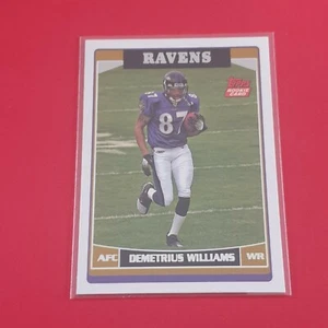 2006 Topps Demetrius Williams Rookie Card - Baltimore Ravens - Picture 1 of 1