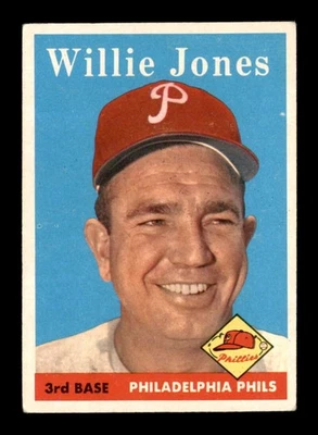 1958 Topps #181 Willie Jones   VG/VGEX X3510682 - Image 1 of 3