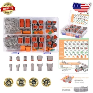 Pro DT Series Connector Kit 174Pcs 12 Kits Waterproof Automotive - Picture 1 of 10