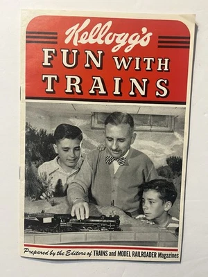 Folleto Premium 1948 divertido con trenes modelo ferrocarril Kellogg's Battle Creek Mi Foto 1 de 4