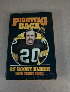 Fighting Back: Hardcover Sports Book Signed By Rocky Bleier (1975) - Picture 1 of 5