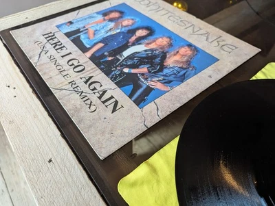 WHITESNAKE - HERE  GO AGAIN (USA SINGLE REMIX) 12" VINYL 1987 EMI 12EM35 VG+/VG+ - Image 1 of 4