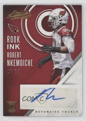 2016 Panini Absolute Rook Ink Gold /25 Robert Nkemdiche #42 Rookie Auto RC - Image 1 of 2
