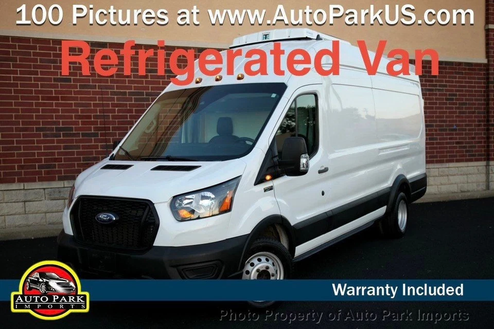 2021 Ford Transit Cargo Van T-350 HD 148" EL Hi Rf 10360 GVWR DRW RWD - Imagem 1 de 4