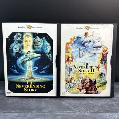 The Never Ending Story 1 & 2 On Dvd,Snap Cases! - Image 1 of 4