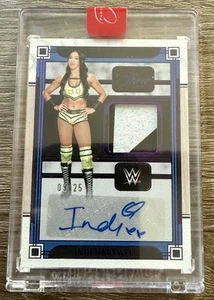 Indi Hartwell 2024 WWE Panini Three Count Auto Autograph /25 Purple Relic - Picture 1 of 2