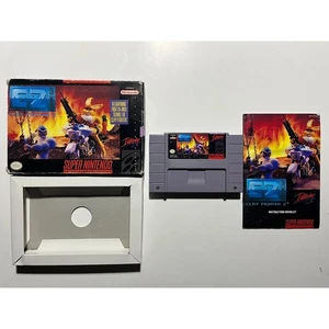 Clay Fighter 2 Judgment Clay (Super Nintendo SNES) Funciona Completo CIB Auténtico - Imagen 1 de 7