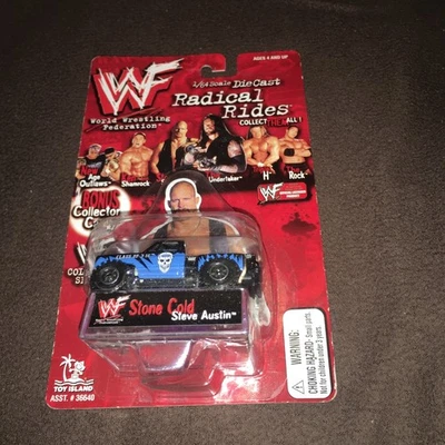 WWF Radical Rides Stone Cold Steve Austin Toy Island 1998 Foto 1 de 4